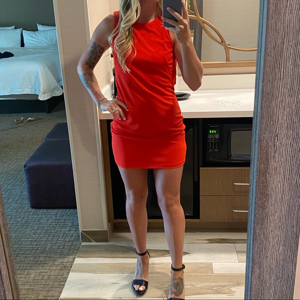 H&M red dress